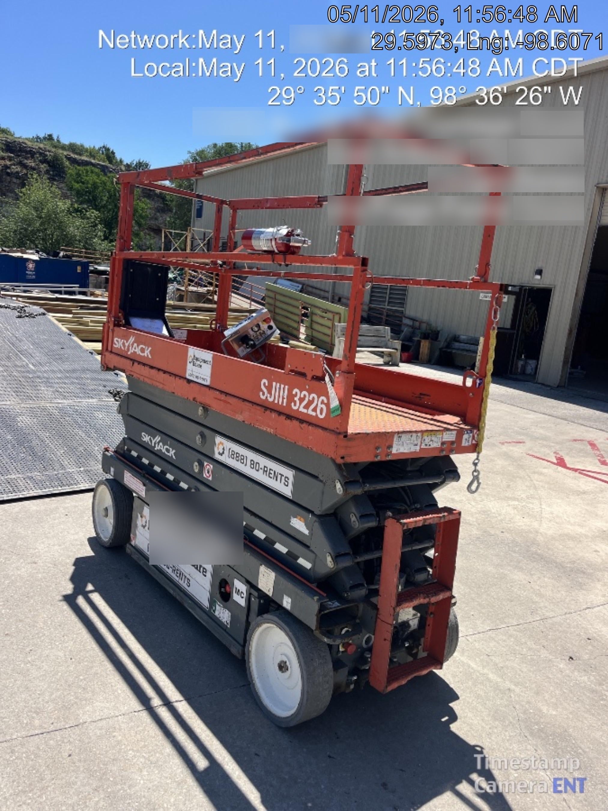 2019 Skyjack SJIII-3226 Standard Options, Trojan Batteries