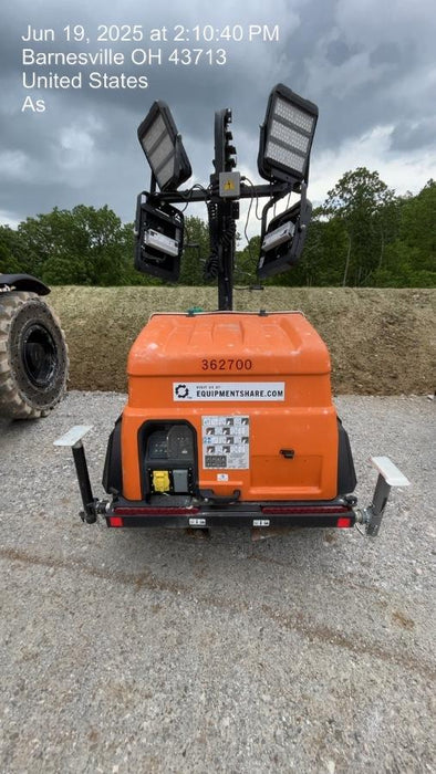 2023 Generac MLT2 Diesel, Flex Switch 120V Input, Powerzone Controller, 
(4) 320W LED Lights, 4kW Generator, 39.9 Gal Fuel Tank, 2" Ball, T3