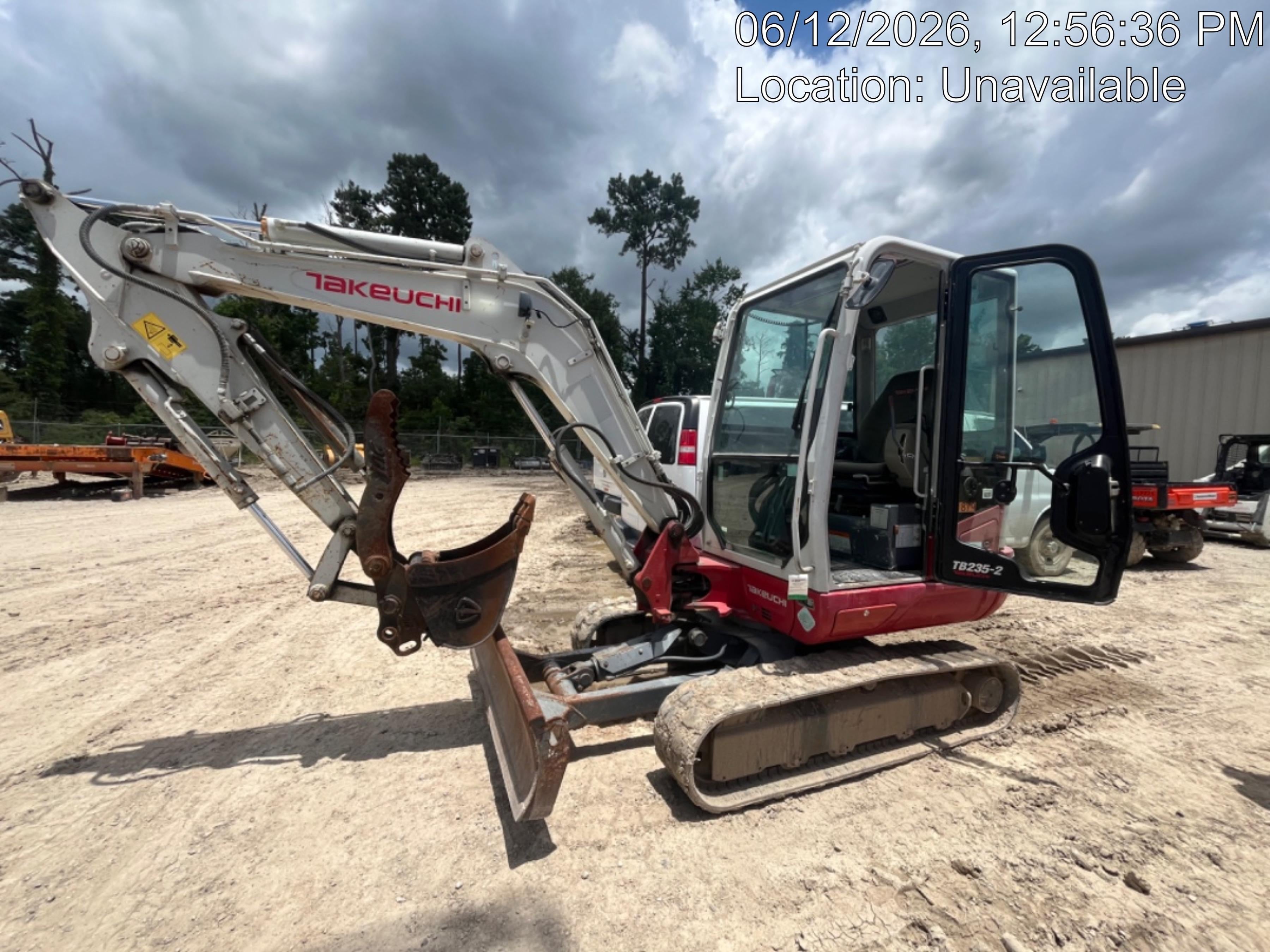 2020 Takeuchi TB-235-2CR Cab/Heat/Air, Rubber Tracks, Manual TAG QC