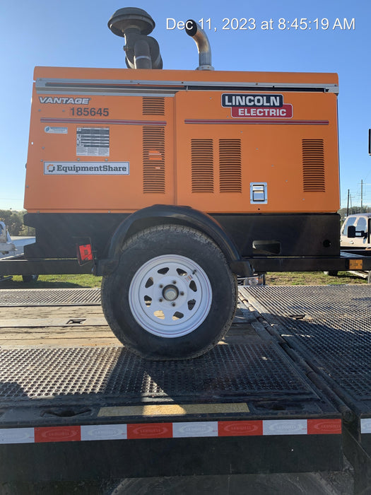 2021 Lincoln Electric Vantage 549X Ready Pak 3, ORANGE (includes trailer, cable rack, fender light kit)