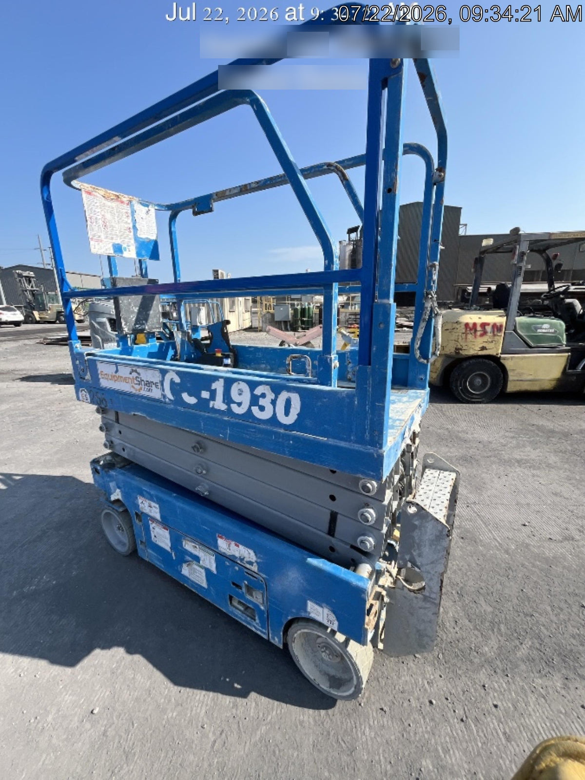 2016 Genie GS-1930 Genie GS1930 Scissor Lift