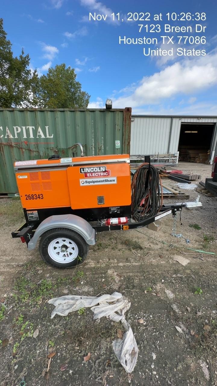 2022 Lincoln Electric LE400 Kubota V1505, Trlr, Cable Rack, Light Kit, ES Decals, T3