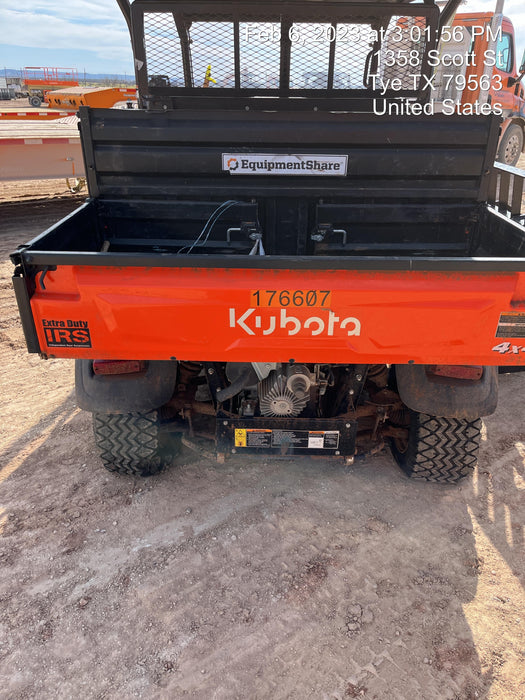 2022 Kubota RTV-X1140W-H Plastic Canopy, Windshield Acrylic Clear, LED Strobe Light, Wire Harness Kit, Back up Alarm
