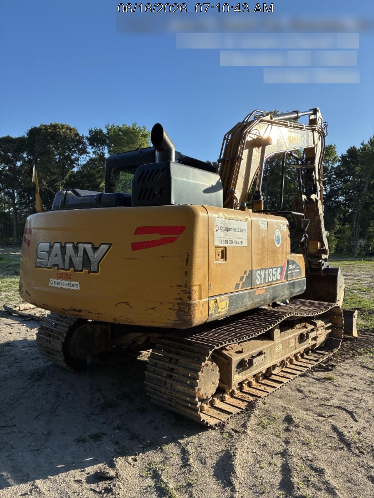 2020 SANY SY135C