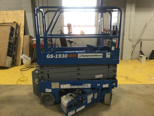 2019 Genie GS-1930 Fixed Rails with Chain Entry