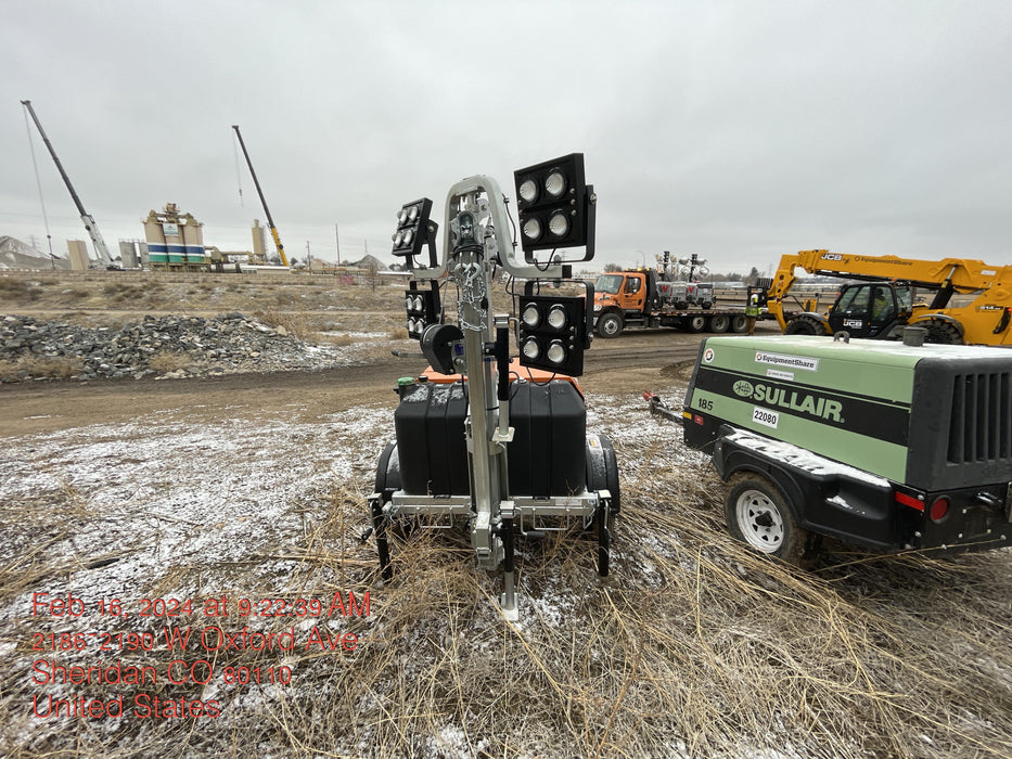 2023 Wanco WLTT-4MM4K Diesel, Deep Sea Controller, Shore Power Plug, Auto Start, (4) 350W LED Floodlights, 4kW Generator, 60 Gal Fuel Tank, 2" Ball, T3