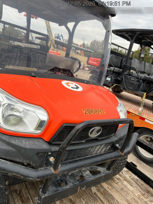 2022 Kubota RTV-X1140W-H Plastic Canopy, Windshield Acrylic Clear, LED Strobe Light, Wire Harness Kit, Back up Alarm