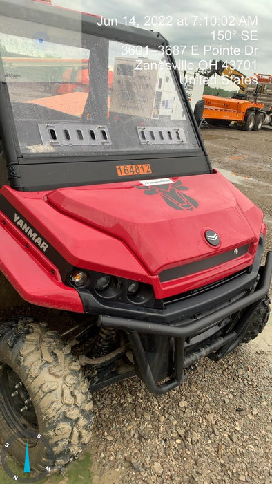 2021 Yanmar YU1000 Canopy, Steel Wheel, Poly WindShield, Beacon, Backup Alarm