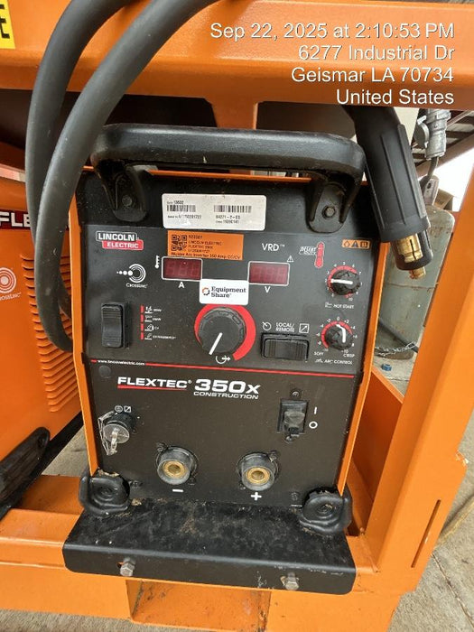 2025 LINCOLN ELECTRIC FLEXTEC 350X