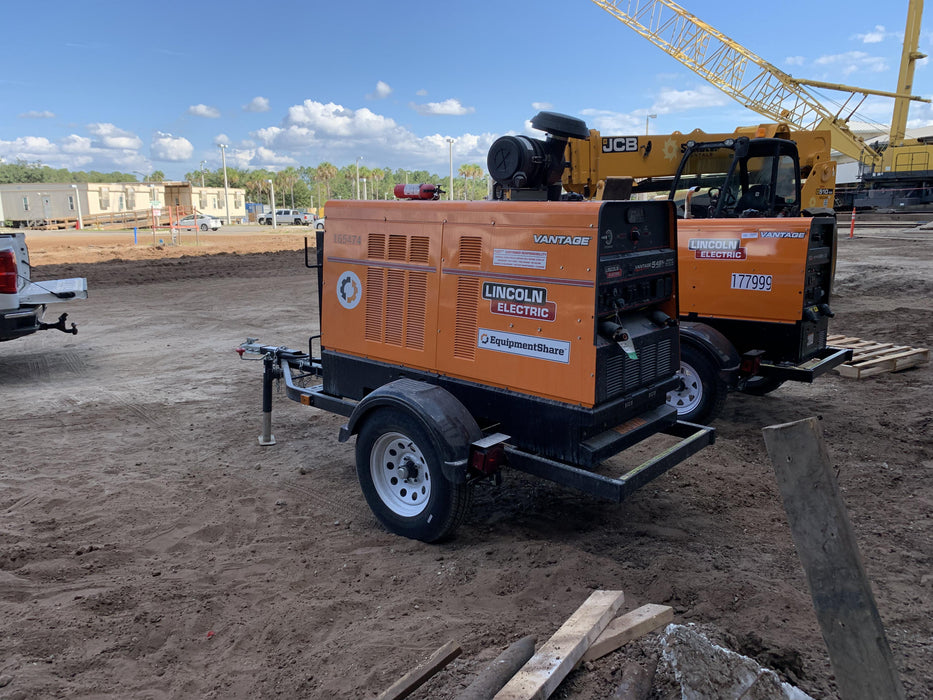 2021 Lincoln Electric Vantage 549X Ready Pak 3, ORANGE (includes trailer, cable rack, fender light kit)