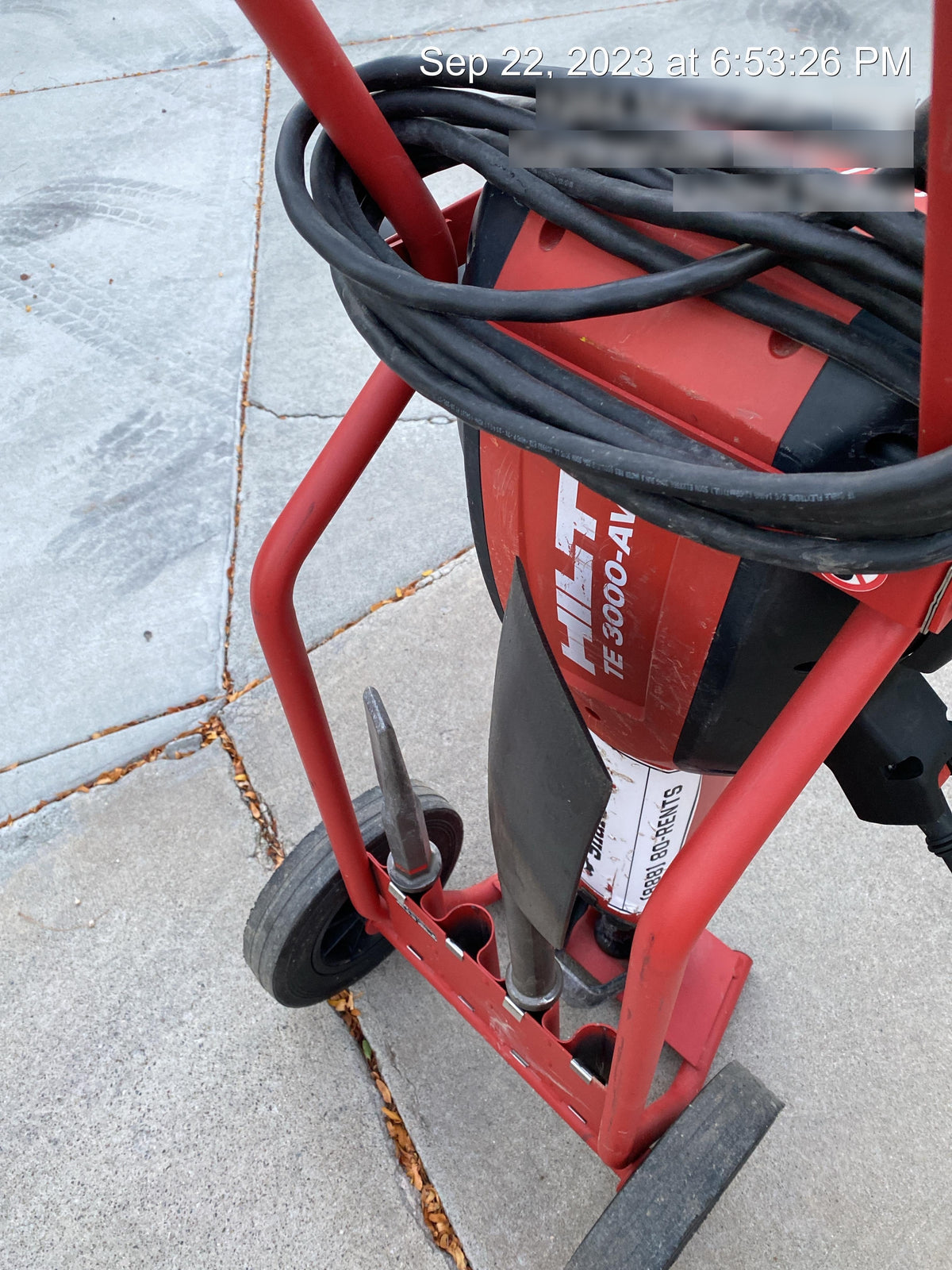 2020 HILTI TE 3000-AVR