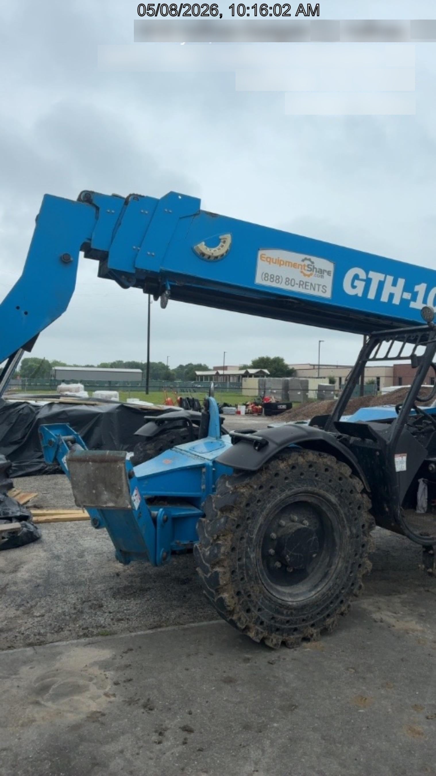 2017 Genie GTH-1056 Genie GTH1056, Solid Tires, 60" carriage, Open ROPS - GTH10E-11935