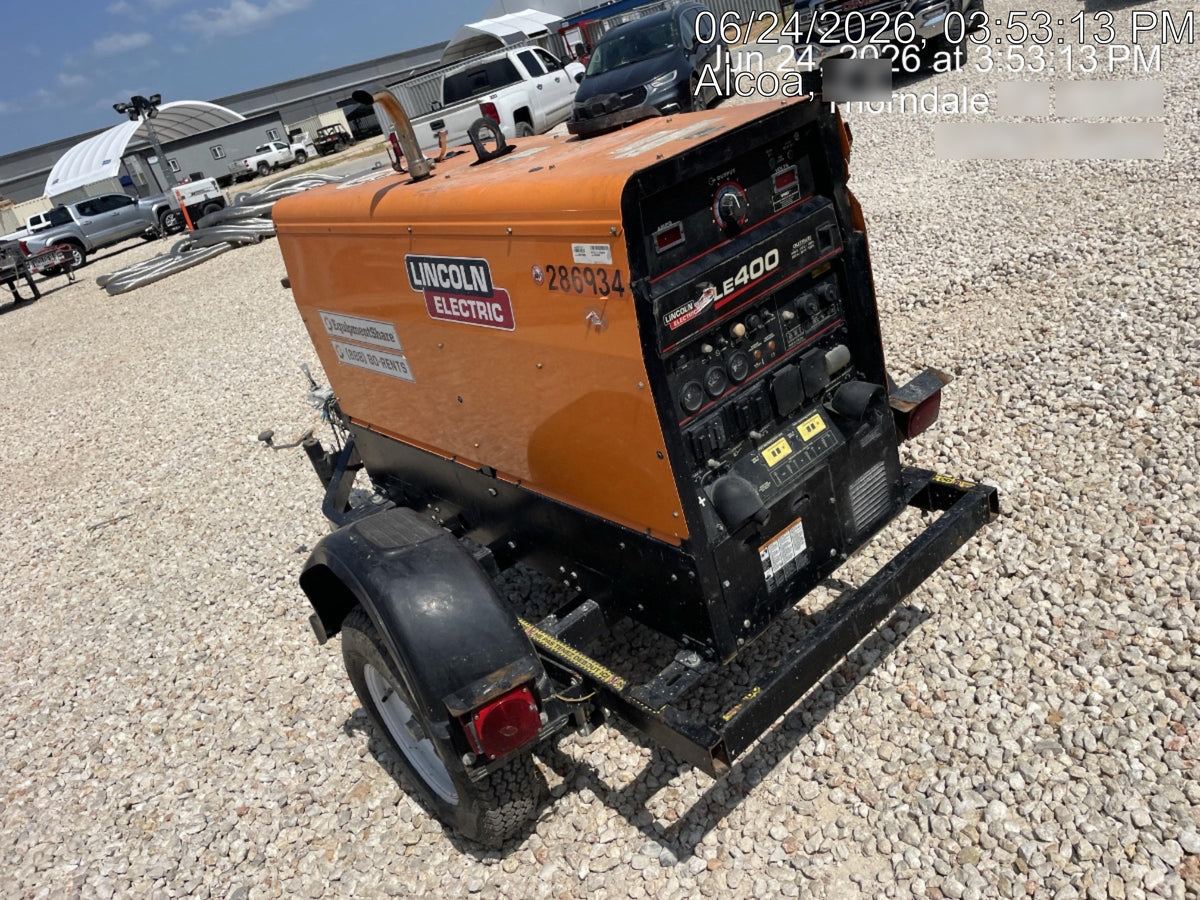 2022 Lincoln Electric LE400 Kubota V1505, Trlr, Cable Rack, Light Kit, ES Decals, T3