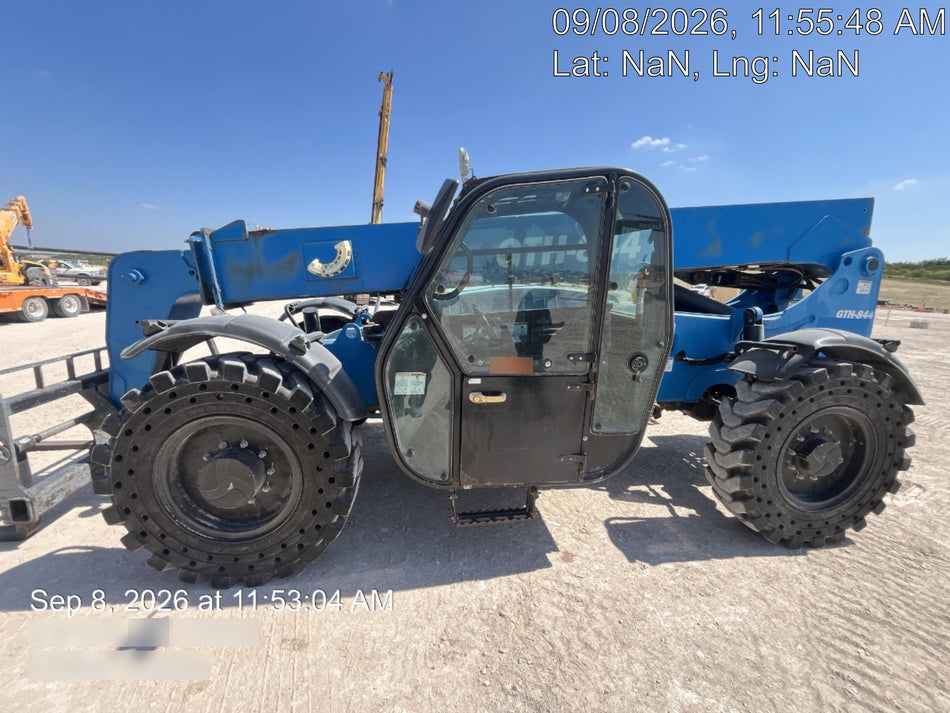 2019 Genie GTH-844 Genie GTH-844 w/Enclosed Cab w/HVAC, Work Lights, Solid Tires, Beacon, 60" Carriage and Forks