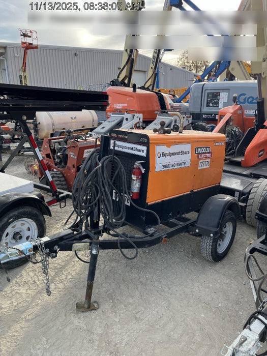 2021 Lincoln Electric Vantage 322 Vantage 322 Ready Pak 3 w/ Decals, ORANGE (includes trailer, cable rack, fender light kit) NO Telematics