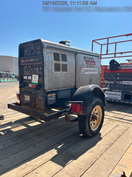 2018 Lincoln Electric Vantage 322 Lincoln Vantage 322 Welder Ready Pak 3 - Vantage 322, Trailer, Fender and light kit, Cable rack
