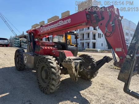2019 Manitou MTA10055 Canopy, 120 HP, Solid Tires, Work Lights, Lift Hook, Auxiliary Hydraulics 66" Carriage and 60" Forks