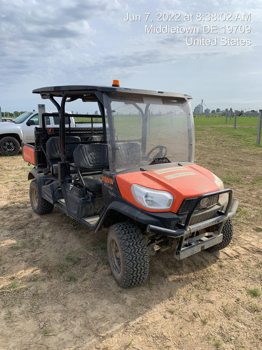 2022 Kubota RTV-X1140W-H Plastic Canopy, Windshield Acrylic Clear, LED Strobe Light, Wire Harness Kit, Back up Alarm