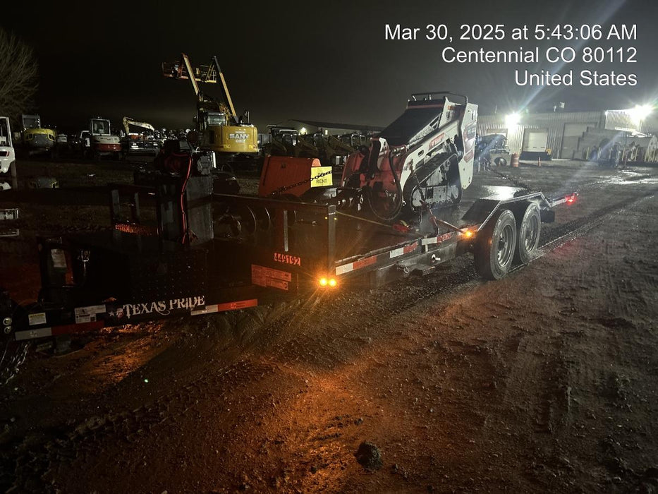 2025 TEXAS PRIDE TRAILERS 21' Lowboy Gravity Tilt Bed 14K Bumper Pull Trailer