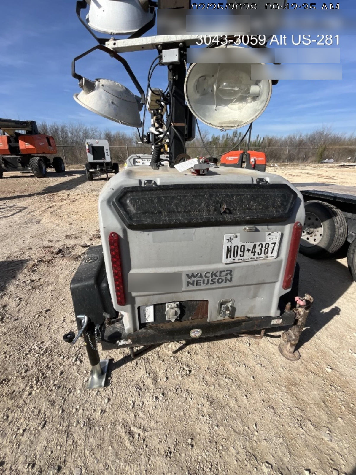 Wacker Neuson LTV6K-MH Power mast, 1100W MH