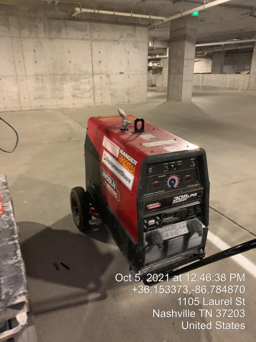 2021 Lincoln Electric Ranger 305 LPG K3430-1, Ranger 305 LPG, Undercarriage, Tank Holder & Strap, 10kw AC Gen, 25hp Kohler LPG Eng