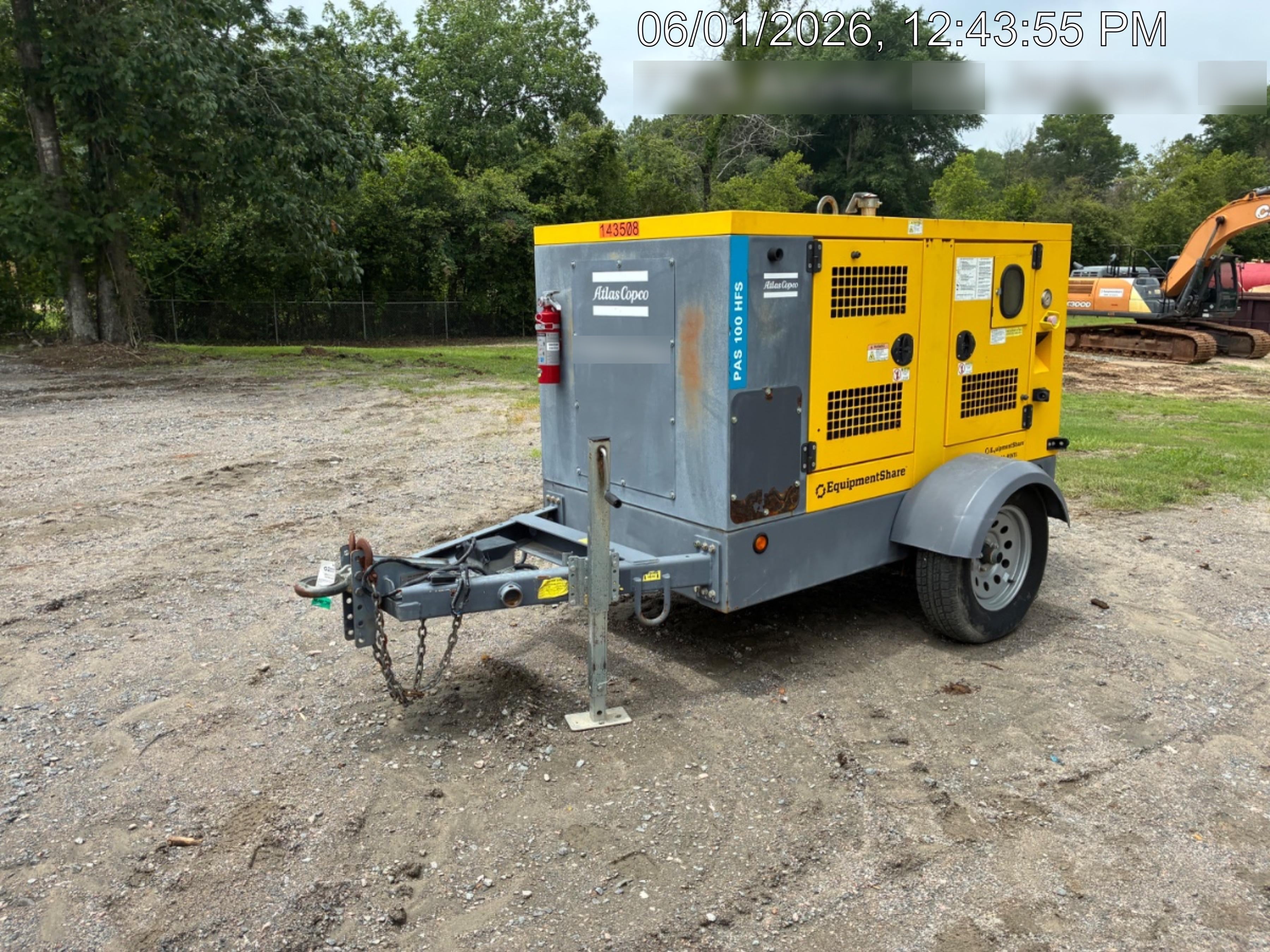2021 ATLAS COPCO PAS 100 HF CS Enclosed