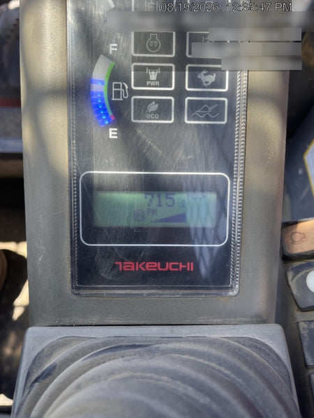2019 TAKEUCHI TL8W