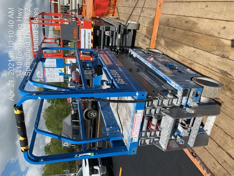 2020 Genie GS-1930 Solid Non Marking Tires, Beacon, Folding rails with half height swing gate