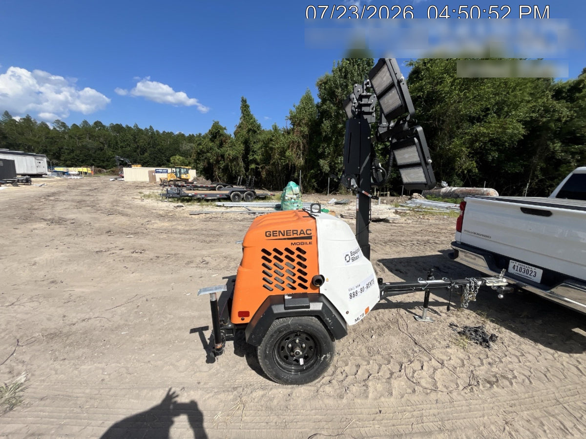 2023 Generac MLT2 Diesel, Flex Switch 120V Input, Powerzone Controller, 
(4) 320W LED Lights, 4kW Generator, 39.9 Gal Fuel Tank, 2" Ball, T3
