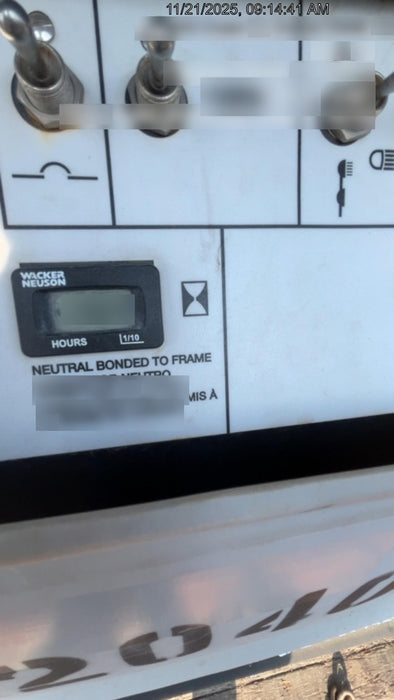 2018 Wacker Neuson LTV6L-MH LTV6L Mobile Light Tower w/Fuel Level Sensor Installed