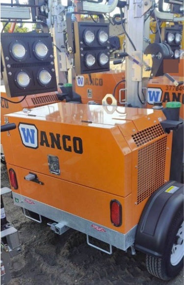 2023 Wanco WLTT-4MM4K Diesel, Deep Sea Controller, Shore Power Plug, Auto Start, (4) 350W LED Floodlights, 4kW Generator, 60 Gal Fuel Tank, 2" Ball, T3