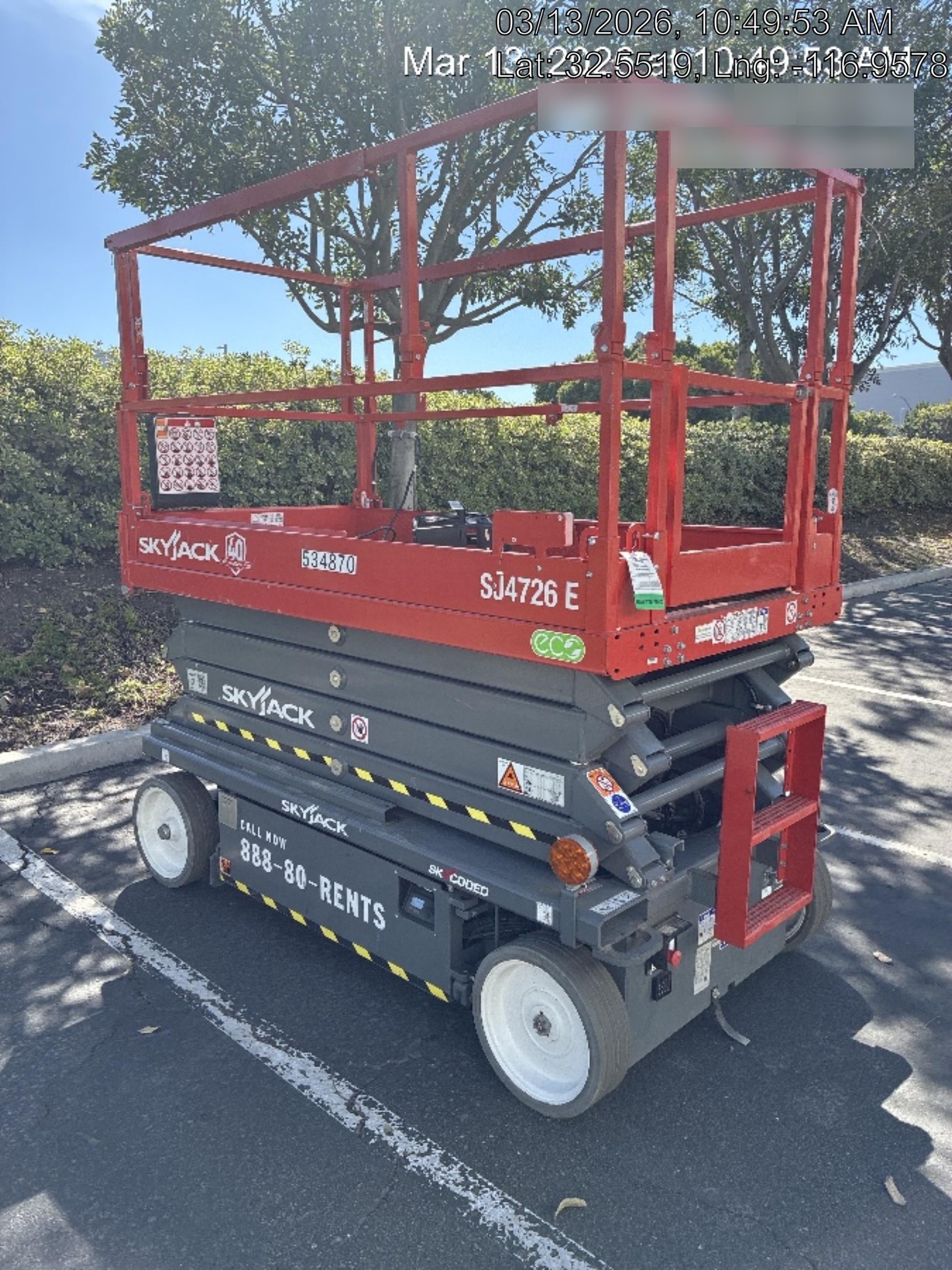 2025 SKYJACK SJ4726