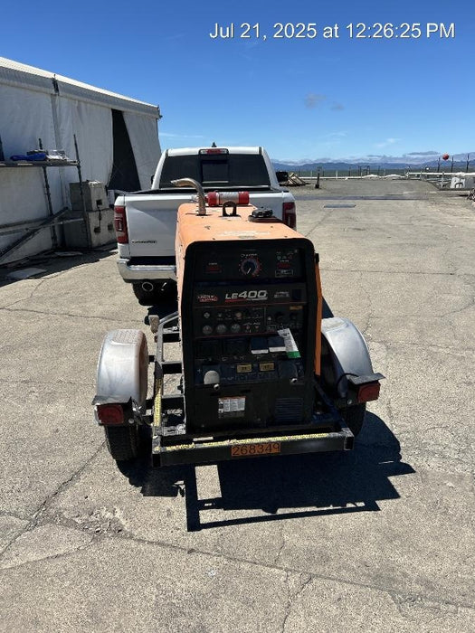 2022 Lincoln Electric LE400 Kubota V1505, Trlr, Cable Rack, Light Kit, ES Decals, T3