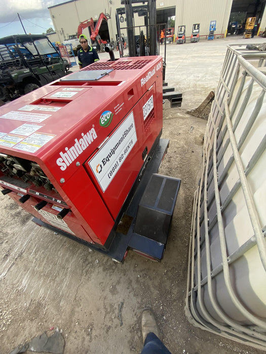 2022 Shindaiwa DGW400MDL Kubota D902 Engine, 23 HP, Dual Op Welder, Wire, Arc, Droop Stick, Tig, and CC Stick Functionality, Simulphase, 3 Phase and 1 Phase Gen Output, Single Axle NB Trlr, Slr Trckl Chrg 12V 12W, Fire Ext