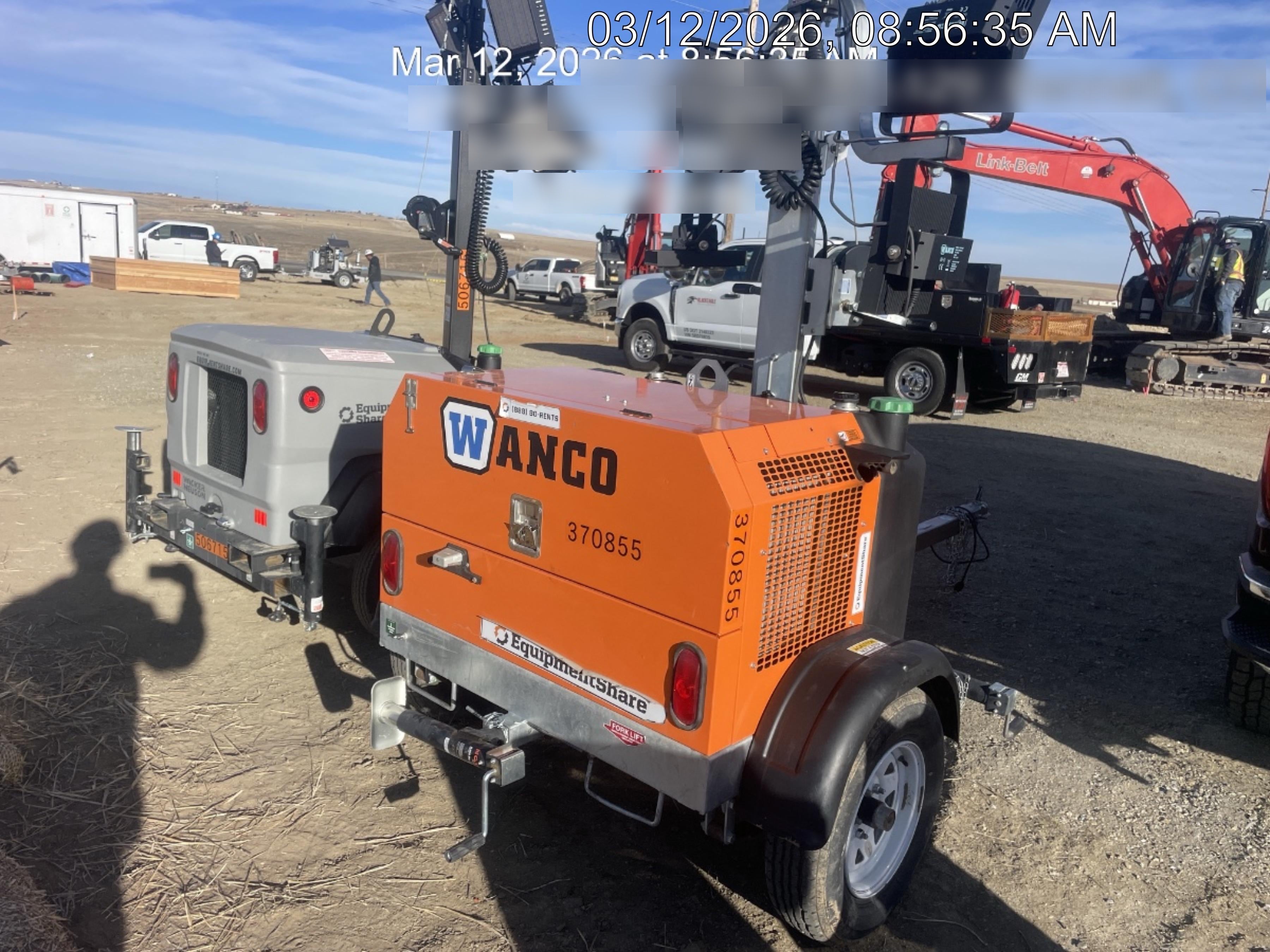 2023 Wanco WLTT-4MM4K Diesel, Deep Sea Controller, Shore Power Plug, Auto Start, (4) 350W LED Floodlights, 4kW Generator, 60 Gal Fuel Tank, 2" Ball, T3