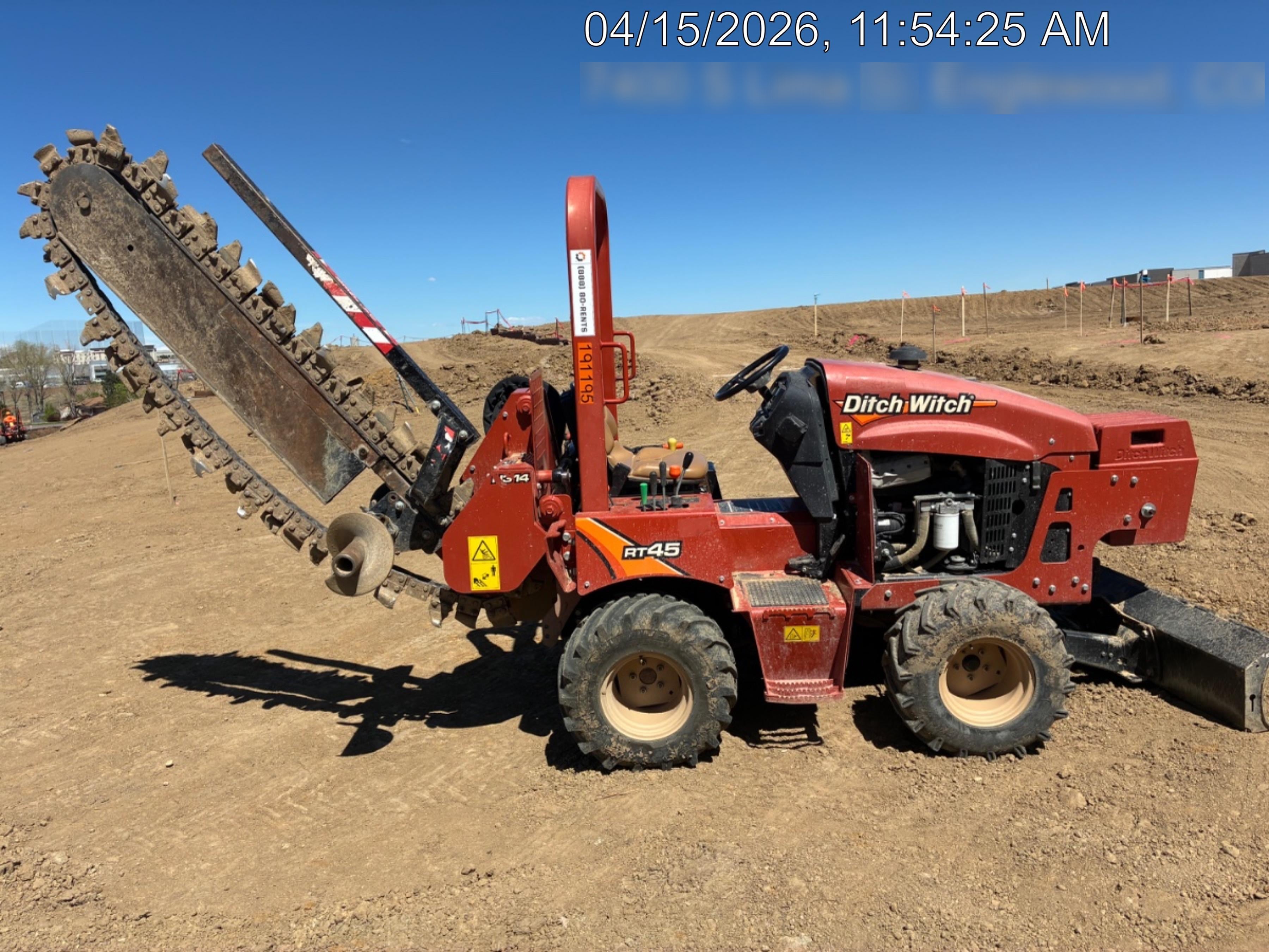 2022 DITCH WITCH RT45A