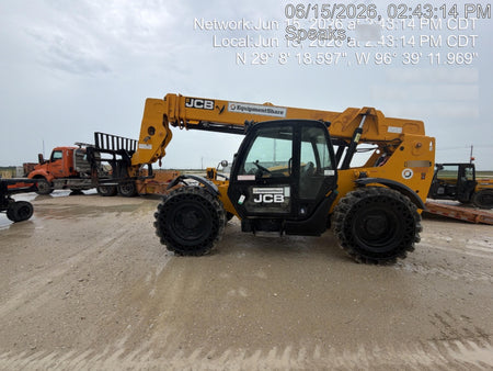 2020 JCB 509-42 Cab/Heat/Air, Solid Tires, Work Lights, Beacon, Aux Hydraulics, Back up Alarm, Lifting Eye, ES Decals