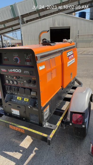 2022 Lincoln Electric LE400 Kubota V1505, Trlr, Cable Rack, Light Kit, ES Decals, T3