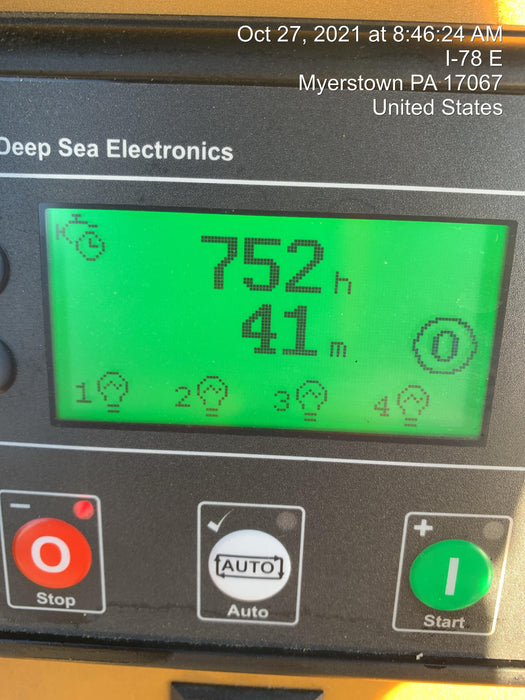 2021 Allmand NLV3GR (4) LED Light Fixture 350W, 23' Vertical Mast, 3kW Prime, Towable, Deep Sea L401, Leveling Jacks, Yanmar T4F 5.8hp