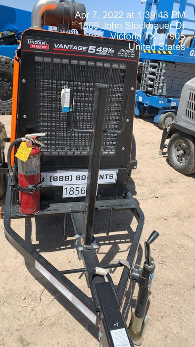 2021 Lincoln Electric Vantage 549X Ready Pak 3, ORANGE (includes trailer, cable rack, fender light kit)