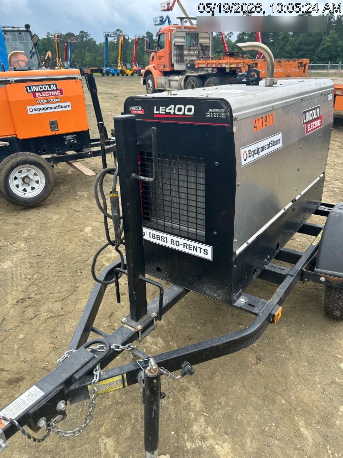 2024 Lincoln Electric LE400 Kubota V1505, Trlr, Cable Rack, Light Kit, ES Decals, T3