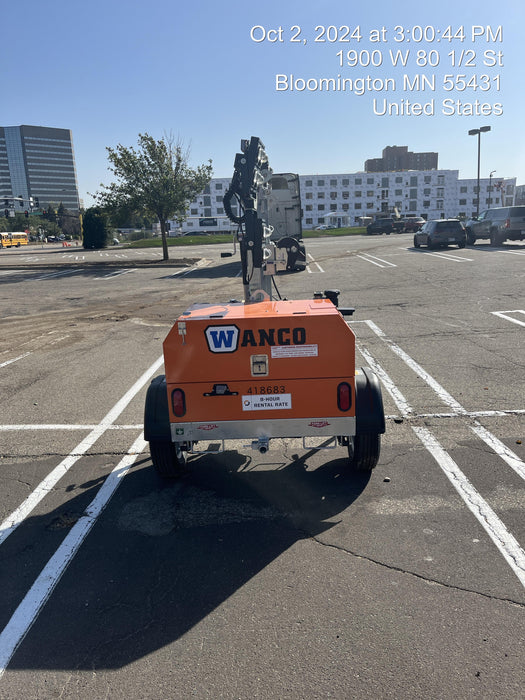 2024 Wanco WLTT-4MM4K Diesel, Deep Sea Controller, Shore Power Plug, Auto Start, (4) 350W LED Floodlights, 4kW Generator, 60 Gal Fuel Tank, 2" Ball, T3