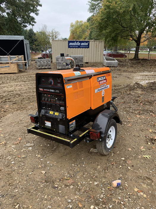2021 Lincoln Electric Vantage 322 Vantage 322 Ready Pak 3 w/ Decals, ORANGE (includes trailer, cable rack, fender light kit) NO Telematics