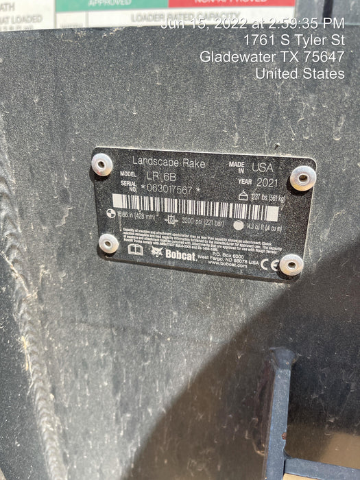 2021 BOBCAT LR6B