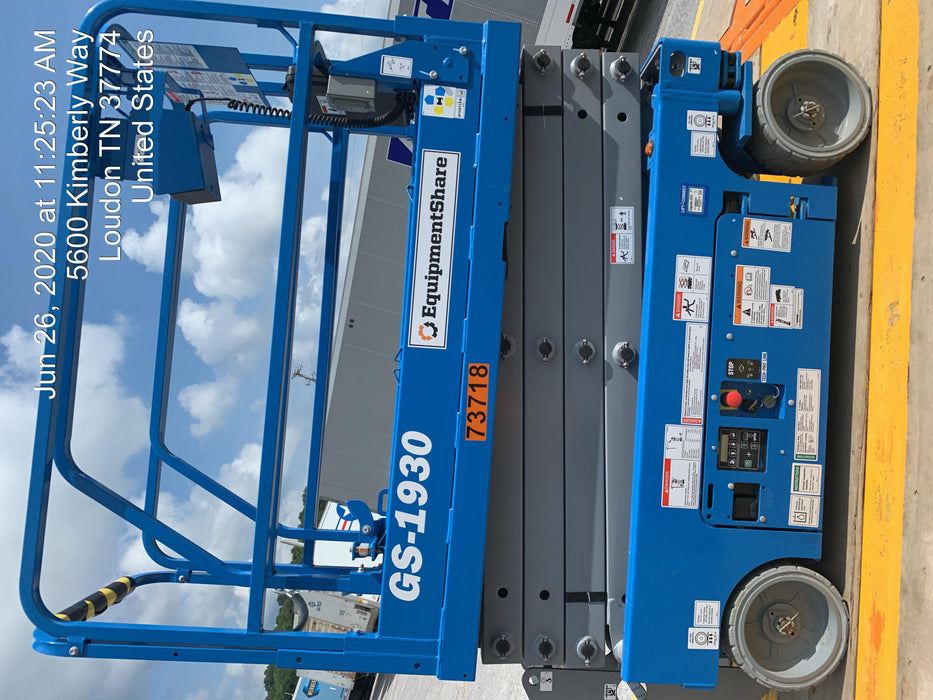 2020 Genie GS-1930 Fixed rails with chain entry gate - Pre A92.20