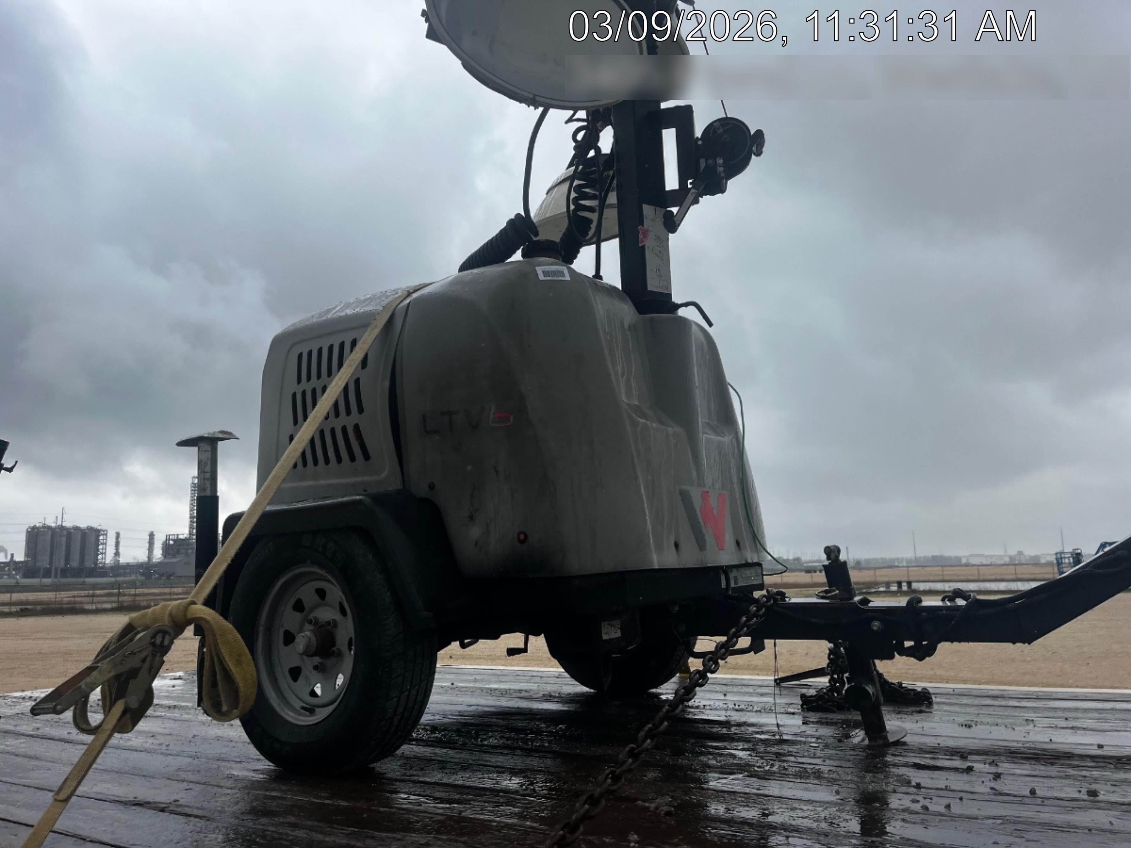 2019 Wacker Neuson LTV6L-MH Mobile Light Tower w/Fuel Level Sensor Installed