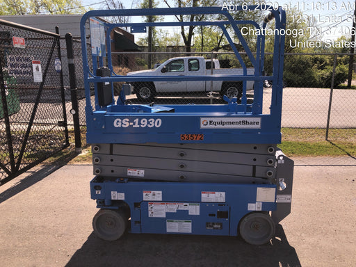 2019 Genie GS-1930 Fixed Rails with Chain Entry