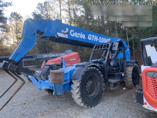 2017 Genie GTH-1056 Genie GTH1056, Solid Tires, 60" carriage, Open ROPS