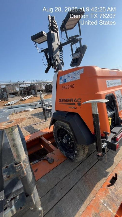 2024 Generac MLT2 Diesel, Flex Switch 120V Input, Powerzone Controller, 
(4) 320W LED Lights, 4kW Generator, 39.9 Gal Fuel Tank, 2" Ball, T3