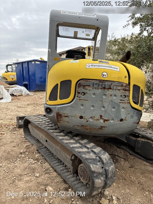 2018 Wacker Neuson EZ53 EZ53 12K Track Excavator, TRK,LGD,CNPY,PC, TRK,LGD,CNPY,PC, Manual QC, Hydraulic Thumb, Buckets: 24" , 18"